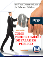 Dicas de Como Perder o Medo de Falar em Público