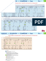 Horaires Paris Compiègne