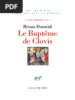 Bruno Dumézil - Le Baptême de Clovis