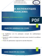 Cours Mathématique Financières Partie I