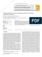 A Heuristic Method For Feeder Reconfiguration and Service Restoration in Distribution Networks-Singh2009