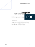 FS-400C-R1 Maintenance Manual 175811A