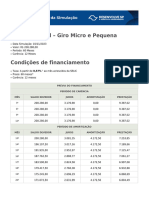 Simulação de Financiamento