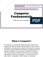 Computer Fundamentals Week 3