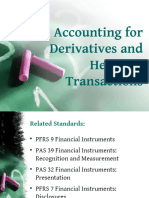 9.1 Accounting For Derivatives and Hedging Transactions 2015