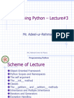 Python - Lecture - 3 With Suitable Examples