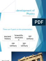 The Development of Physics