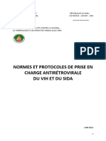 NORMES ET PROTOCOLES DE PRISE EN CHARGE ANTIRÉTROVIRALE VF Formation - 11092022