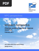 Impact Networks. Charities Working Together To Improve Outcomes