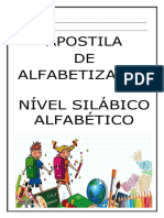 Apostila Nível Silábico Alfabético 1