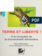 Terre Et Liberté ! - A La Conquête de La Souveraineté - Paul Nicholson - CETIM - Centre Europe TIers Monde - 9782880530884 - Anna's Archive