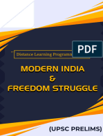 Modern India & Freedom Struggle