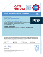 CARES Quality Management Systems Certificate ISO 9001 2015 1