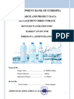 Dire Dawa Adminstration Council Bottled Water Market Study Update