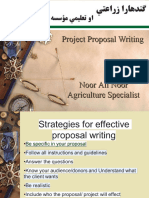 Project Proposal Writing