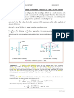 Torsional Vibration For Rotor System and Geared Systems