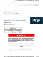 003 Flow Control Valve - Remove and Install