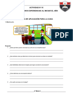 6° Grado - Fichas de Aplicacion Del 04 Al 08 de Marzo