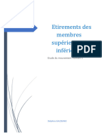 Etirements Membres Supérieur Et Inférieur EMHII