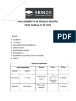 Pro0014 Trabajo en Altura - Ebinox 2022