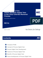 Development of The Online Dynamic Digital Twin in The Vinyl Chloride Monomer Process v2