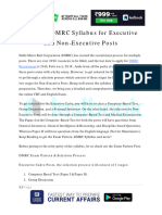 DMRC Syllabus Testbook