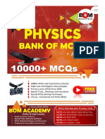 Physics Bank of MCQs 2024 Editions Sample