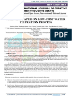 A Review Paper On Low-Cost Water Filtration Process