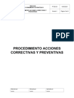 PT - De.03 - Procedimiento Acciones Correctivas y Preventivas