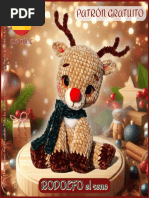 Rodolfo El Reno Peluche Amigurumi PDF Patron Gratis 1