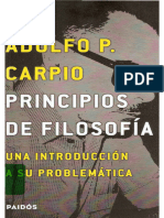 Principios de Filosofía. Una Introducción A Su Problemática - Carpio (Pp. 187-215)