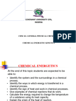 Chemical Energetics Kinetics