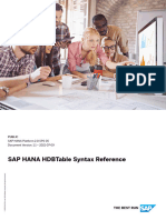 SAP HANA HDBTable Syntax Reference en