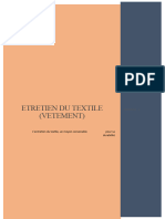 Entretien Du Textile Cours Mod7