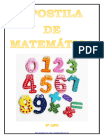 Apostila de Matemática 5ano