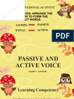 Lesson 3 Passive and Active Voice