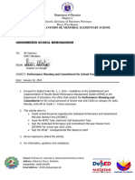 Performance Planning and Commitment School Unnumbered Memorandum - PHASE 1 - 095901