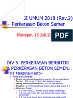 Spesifikasi Umum 2018 Rev.2 - Perkerasan Beton Semen - Makasar (15 Jul 2024)