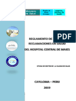 Reg. de Libro de Reclamaciones HCM 2021