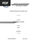 Estimaciones de Contaminantes