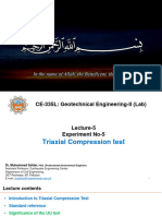 Experiment No 5 Triaxial Compression Test