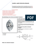 Diamant Marquise (Navette) - Guide Des Diamants Marquises (Navettes)