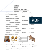 Grade 4 Pesmd & Arts Paper 1 - 062728