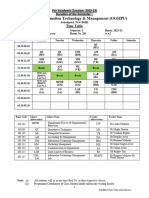 1 - 1 - Class Time Table - II - III Year - Aug - 23