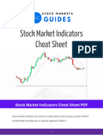 Stock Market Indicators Cheat Sheet