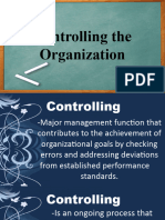 Controlling The Organization