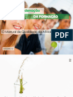 M2. Diapositivos O Manual de Qualidade Da Atividade Formativa