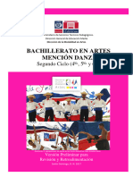 Bachillerato en Artes Mencion Danza