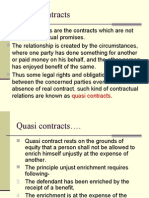 Quasi Contracts