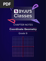 CBSE G+09 Coordinate+Geometry Notes